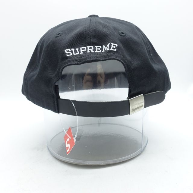 カラーブラックSupreme visor label 6-panel black シュプリーム