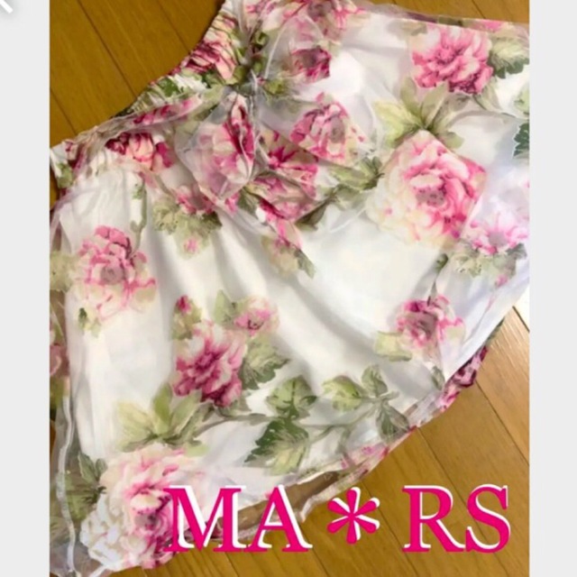 MA＊RS(マーズ)のMA＊RS  花柄スカート　オーガンジー レディースのスカート(ミニスカート)の商品写真