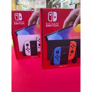 ニンテンドースイッチ(Nintendo Switch)の【2台セット】新品 未使用 ニンテンドースイッチ 有機ELモデル (家庭用ゲーム機本体)