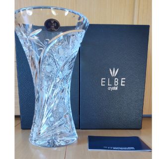 花瓶 CRYSTAL エルベクリスタル フラワーベース ELBE crystal(花瓶)