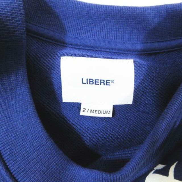 リベーレ LIBERE スウェット トレーナー コラージュ プリント M メンズ