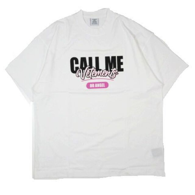 ヴェトモン VETEMENT Tシャツ カットソー 半袖 プリント XS メンズ