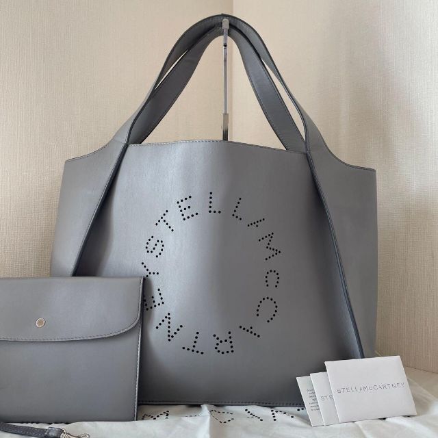 STELLA McCARTNEY トートバッグ パンチングロゴ-