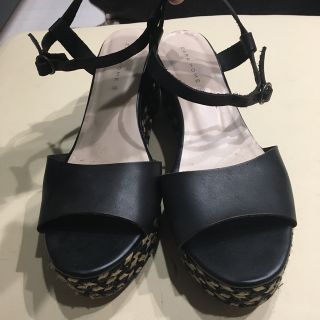 ザラ(ZARA)のZARA ウェッジソール　サンダル　38(サンダル)