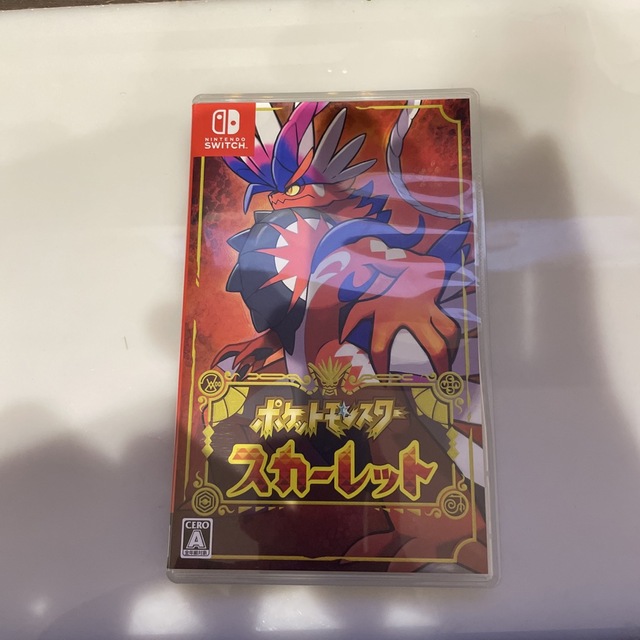 ポケットモンスター スカーレット Switch  中古 エンタメ/ホビーのゲームソフト/ゲーム機本体(家庭用ゲームソフト)の商品写真