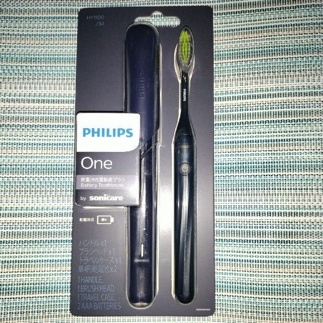 PHILIPS(フィリップス)のPhilips フィリップス　電動歯ブラシOne　ミッドナイトブルー スマホ/家電/カメラの美容/健康(電動歯ブラシ)の商品写真