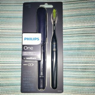 フィリップス(PHILIPS)のPhilips フィリップス　電動歯ブラシOne　ミッドナイトブルー(電動歯ブラシ)