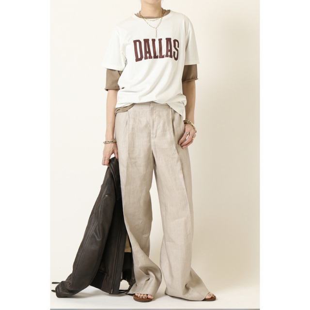 DEUXIEME CLASSE(ドゥーズィエムクラス)のDeuxieme Classe 【レミレリーフ】DALLAS Tシャツ レディースのトップス(Tシャツ(半袖/袖なし))の商品写真