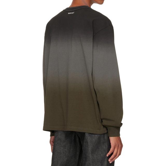 sacai - 新品 sacai サカイ メンズ グラデーション ロング Tシャツ