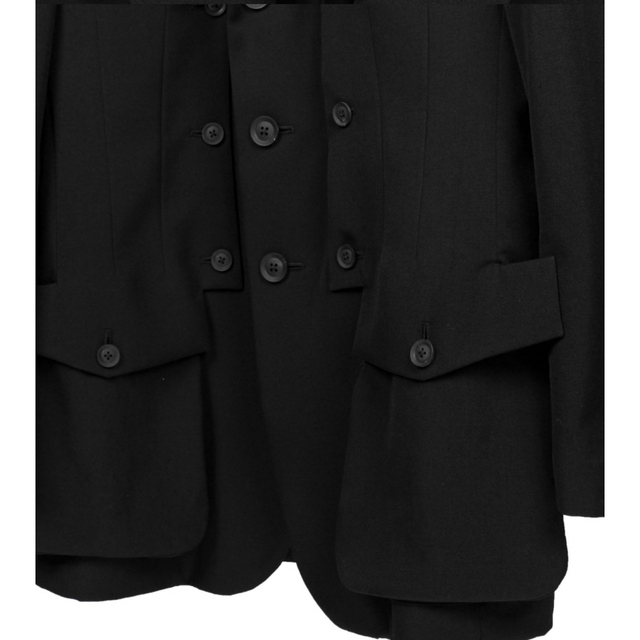 【未使用】21-22AW ヨウジオム フラシ胸あて釦止めJKT yohjiY-3