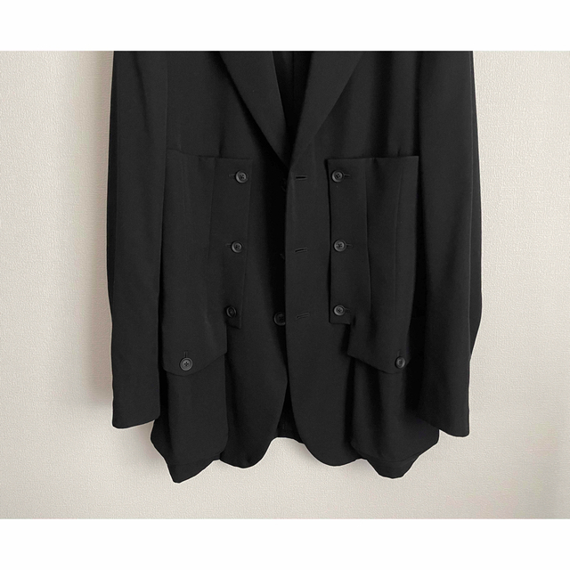 【未使用】21-22AW ヨウジオム フラシ胸あて釦止めJKT yohjiY-3