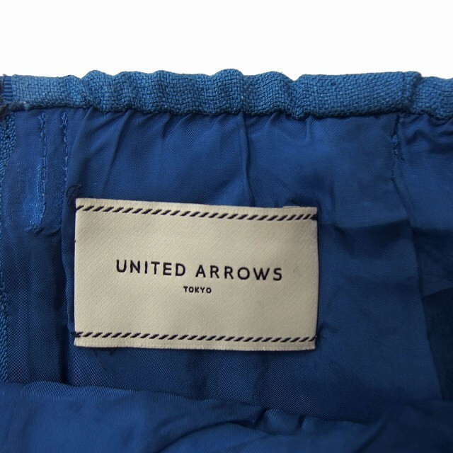 UNITED ARROWS(ユナイテッドアローズ)のユナイテッドアローズ UNITED ARROWS タイトスカート ひざ下丈 青 レディースのスカート(ひざ丈スカート)の商品写真