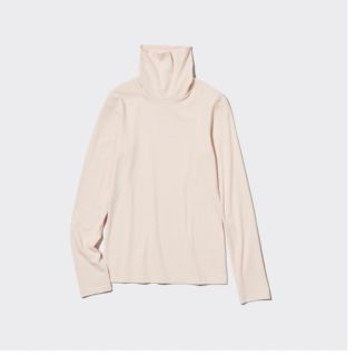 ユニクロ(UNIQLO)のジャージータートルネックT 3点セット(カットソー(長袖/七分))