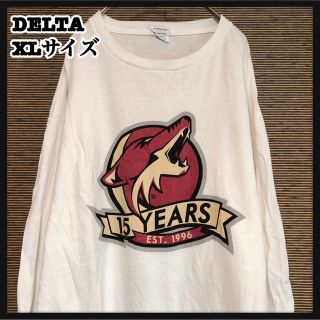 デルタ(DELTA)の【デルタ】ロンT　長袖Tシャツ　アニマル　オオカミ　ウルフ　デカロゴ13(Tシャツ/カットソー(七分/長袖))