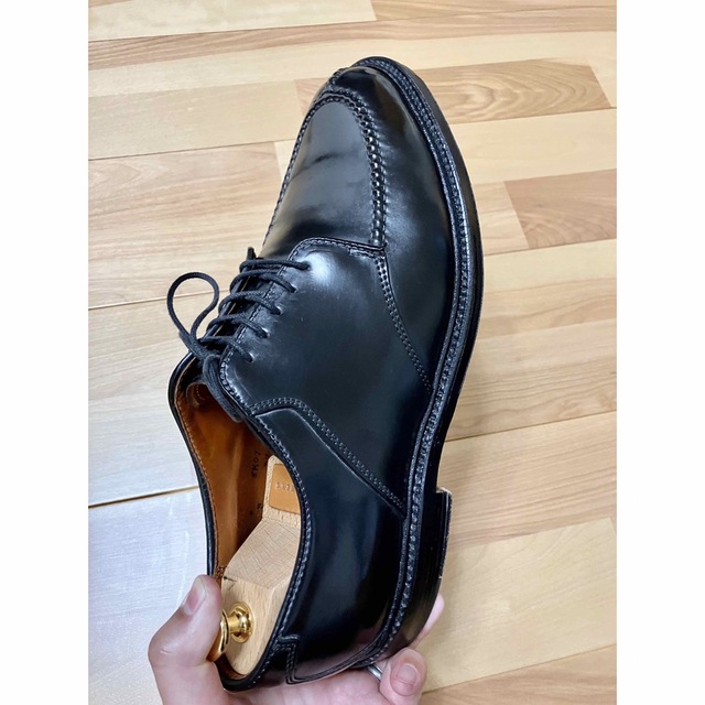 ナチュラルネイビー Alden NST ブラック コードバン 9D AOC別注 - 通販