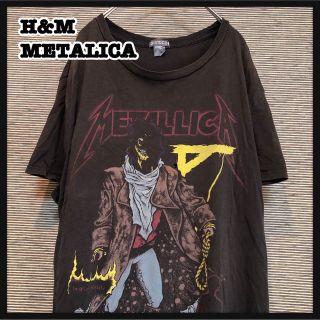 エイチアンドエム(H&M)の【メタリカ】半袖Tシャツ　H&M　デカロゴ　ガイコツ　ヘビメタ　ビッグロゴ13(Tシャツ/カットソー(半袖/袖なし))