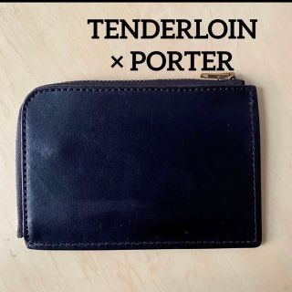特価ブランド TENDERLOIN×PORTER レザー 黒 コインケース コインケース