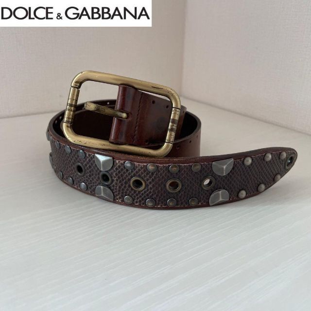 ★良品★ DOLCE \u0026 GABBANA ドルチェ ガッバーナ レザー ベルト