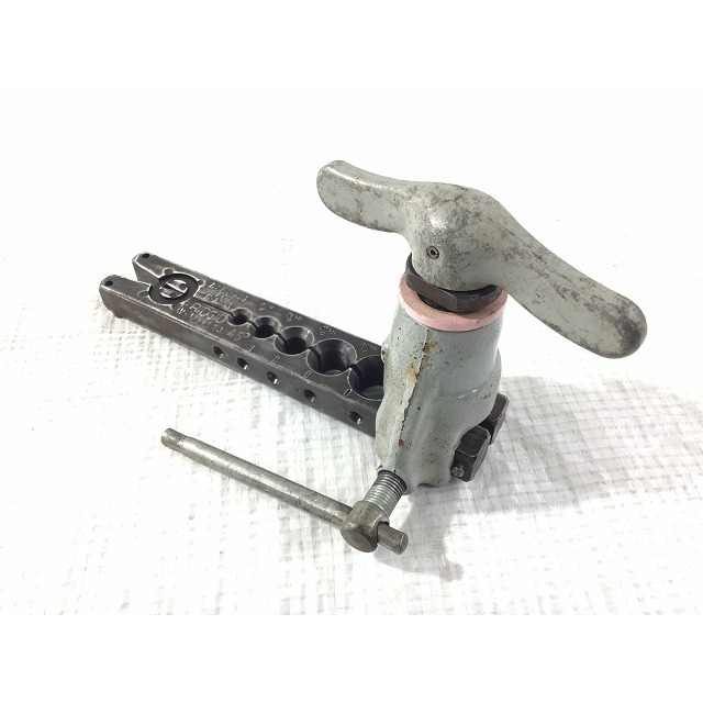 ☆中古品☆RIDGID リジッド フレアリングツール FT-456 おまけクランプバー(エスコ EB200-2)付 フレアツール 空調配管 加工  70808