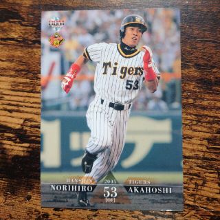 ハンシンタイガース(阪神タイガース)のプロ野球カード 赤星憲広選手2005(野球/サッカーゲーム)