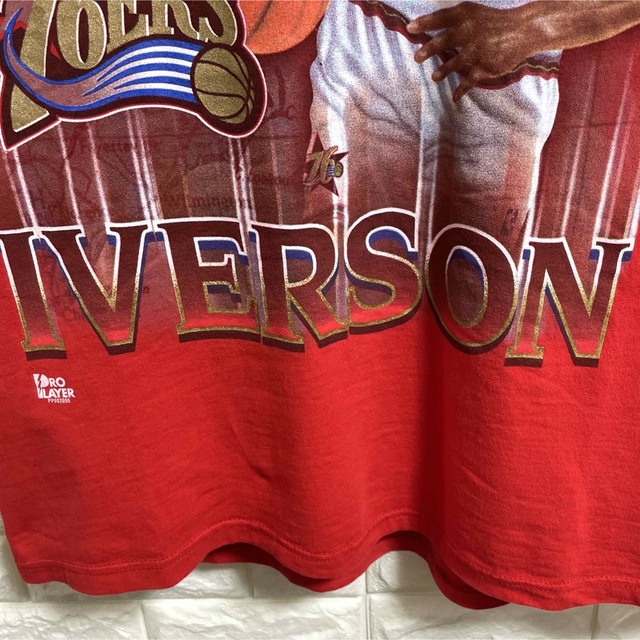USA製　 NBA  ルーキー時代のアイバーソン Tシャツ　メンズXLサイズ