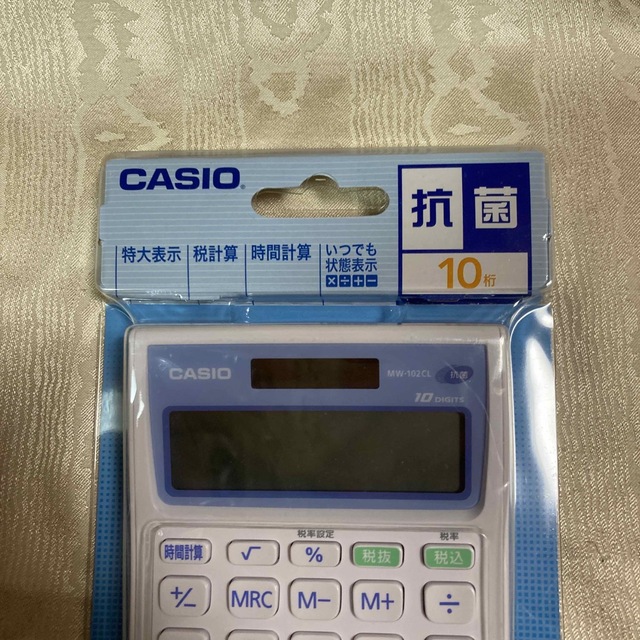 CASIO(カシオ)の🐇新品🐇カシオ🐇抗菌10桁電卓🐇 インテリア/住まい/日用品のオフィス用品(店舗用品)の商品写真