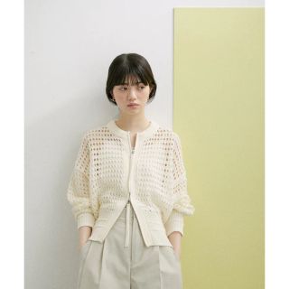 アダムエロぺ(Adam et Rope')の【mizu様専用】メッシュニットブルゾン（web限定）(ブルゾン)