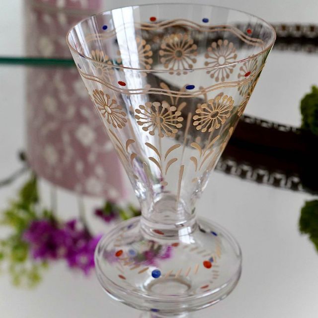 Baccarat - オールドバカラBaccarat金彩エナメル11965ウォーター水用