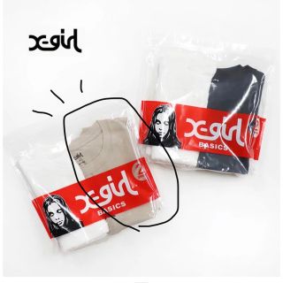 エックスガール(X-girl)の【新品未使用】X-girl BASICS Tシャツ(Tシャツ(半袖/袖なし))