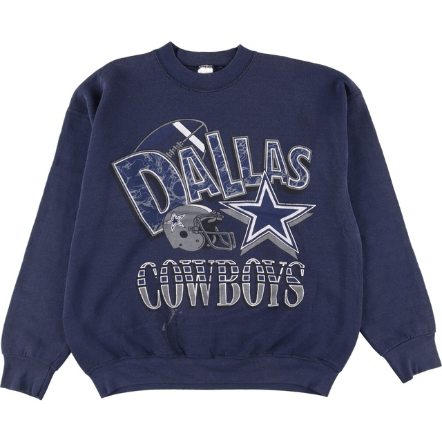 NFL DALLAS COWBOYS ダラスカウボーイズ プリントスウェットシャツ トレーナー メンズXL /eaa334817