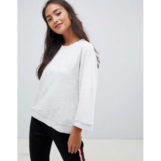 エイソス(asos)のASOS エイソス ONLY ベルスリーブ スウェット トレーナー 定4700円(トレーナー/スウェット)