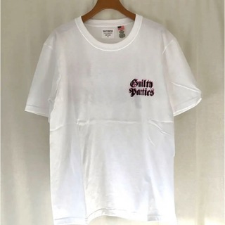 ワコマリア(WACKO MARIA)のwackomaria GUILTY PARTIESロゴTシャツ 白M(Tシャツ/カットソー(半袖/袖なし))