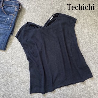 テチチ(Techichi)のTechichi バックツイスト リネン トップス ブラウス(シャツ/ブラウス(半袖/袖なし))