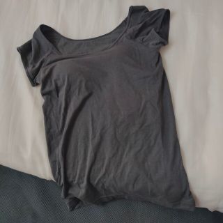 ムジルシリョウヒン(MUJI (無印良品))の無印　グレー　ブラトップ(Tシャツ(半袖/袖なし))