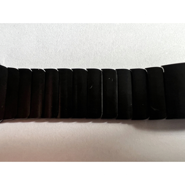 Apple Watch(アップルウォッチ)の38mmケース用スペースブラックリンクブレスレット メンズの時計(金属ベルト)の商品写真