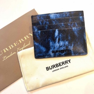 バーバリー(BURBERRY)のBurberry バーバリーロンドン カードケース リップルプリント(名刺入れ/定期入れ)