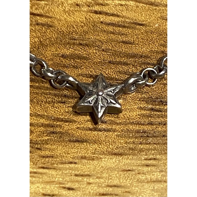 Chrome Hearts(クロムハーツ)の【ゆーーきっ様 】CHROME HEARTS ロールチェーン スターネックレス メンズのアクセサリー(ネックレス)の商品写真