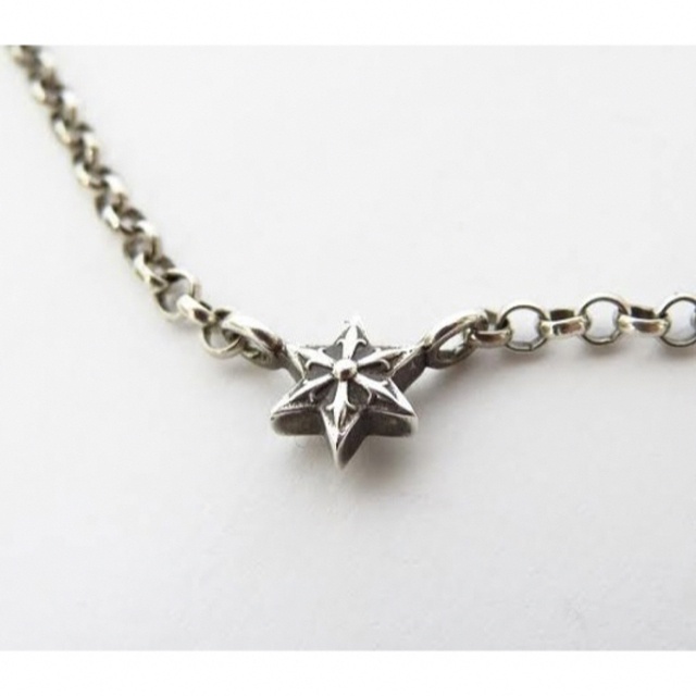 Chrome Hearts(クロムハーツ)の【ゆーーきっ様 】CHROME HEARTS ロールチェーン スターネックレス メンズのアクセサリー(ネックレス)の商品写真