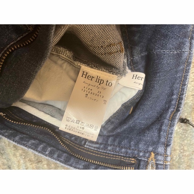 Her lip to(ハーリップトゥ)のherlipto Paris High Rise Jeans 23 レディースのパンツ(デニム/ジーンズ)の商品写真