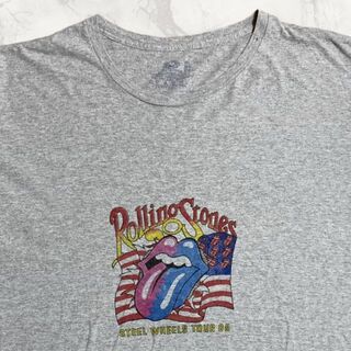 HFC FRUIT 古着   ローリングストーンズ　星条旗　バンド Tシャツ(Tシャツ/カットソー(半袖/袖なし))
