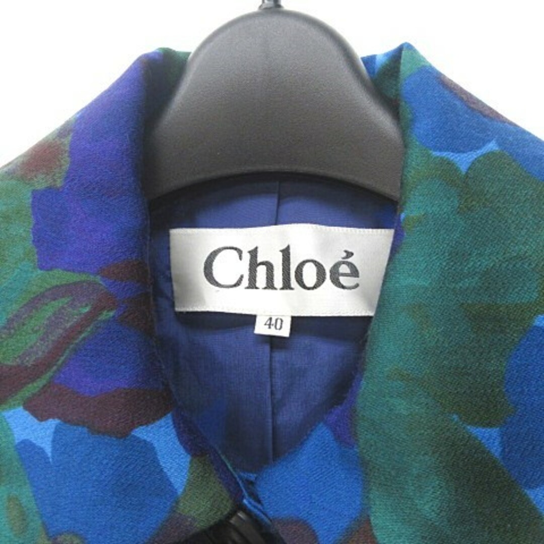 Chloe(クロエ)のクロエ 美品 ヴィンテージ ジャケット コート 花柄 マルチ 40 NGA35 レディースのジャケット/アウター(その他)の商品写真