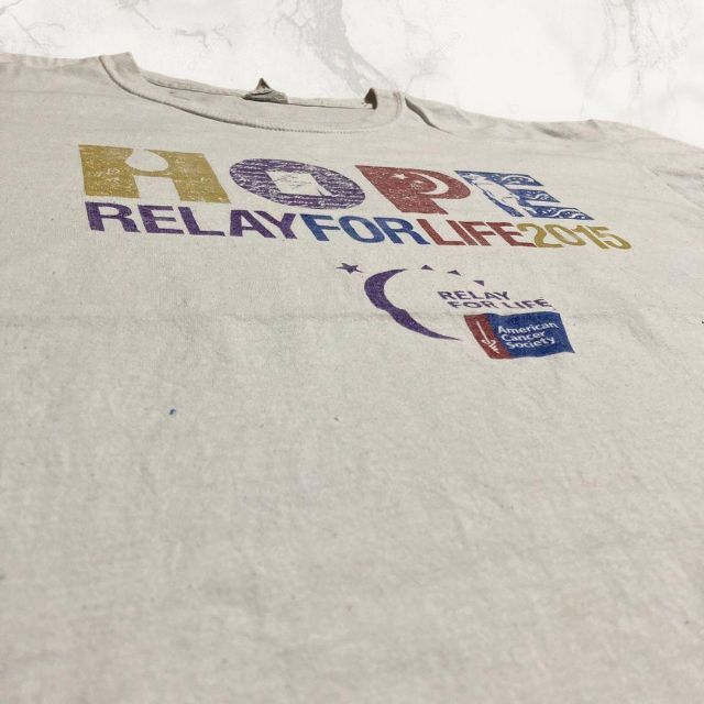 HEJ FRUIT 古着   白 ホープ　HOPE　レタリング　ライフ Tシャツ メンズのトップス(Tシャツ/カットソー(半袖/袖なし))の商品写真