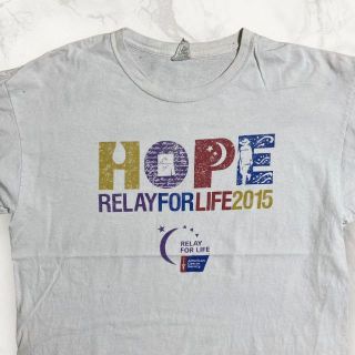 HEJ FRUIT 古着   白 ホープ　HOPE　レタリング　ライフ Tシャツ(Tシャツ/カットソー(半袖/袖なし))