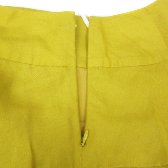 STRAWBERRY-FIELDS(ストロベリーフィールズ)のストロベリーフィールズ フレアスカート ティアード ひざ丈 2 黄色 /FF31 レディースのスカート(ひざ丈スカート)の商品写真