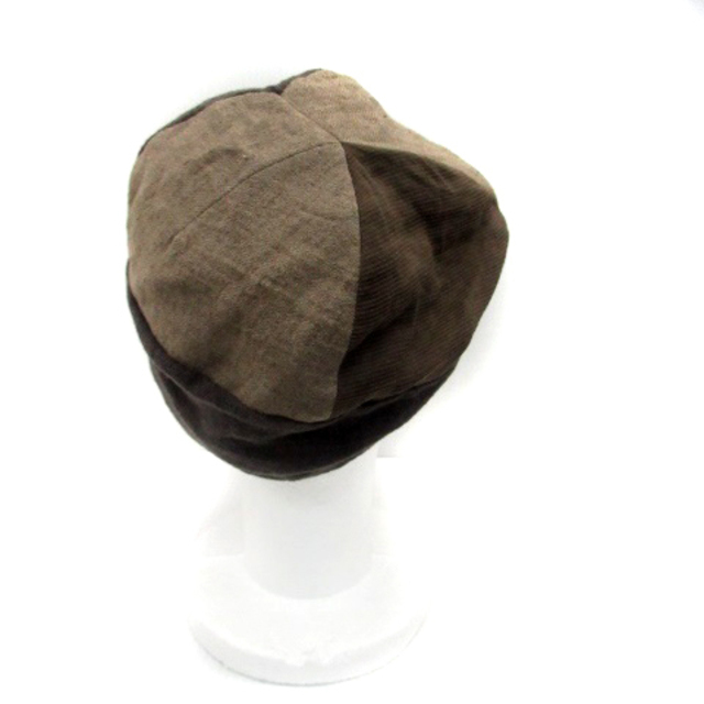 CA4LA(カシラ)のカシラ CA4LA キャスケット 変形ハット リネン混 茶色 ブラウン メンズの帽子(キャスケット)の商品写真