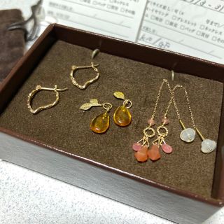 agete - agete k10 ピアス チャーム セットの通販 by ぽん's shop