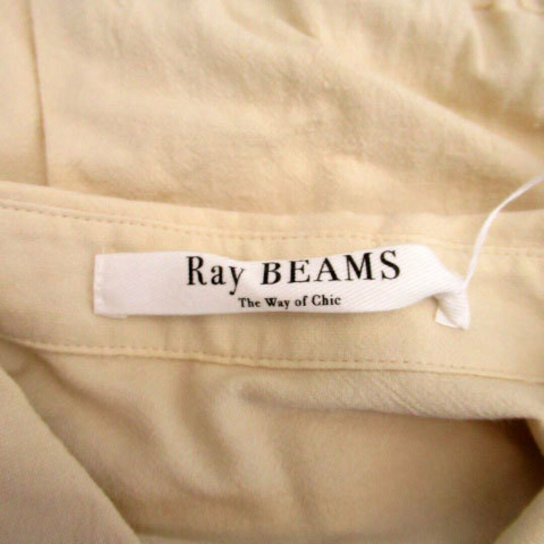 Ray BEAMS(レイビームス)のレイビームス Ray Beams シャツ ブラウス 長袖 リボン ベージュ レディースのトップス(シャツ/ブラウス(長袖/七分))の商品写真