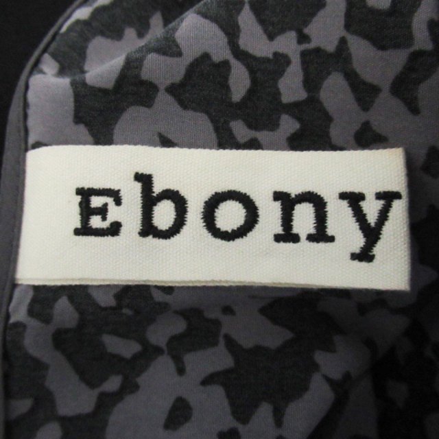 Ebonyivory(エボニーアイボリー)のエボニーアイボリー ワンピース ひざ丈 半袖 ラウンドネック 切替 総柄 無地 レディースのワンピース(ミニワンピース)の商品写真