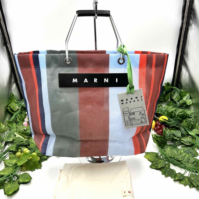 レディース MARNI マルニ フラワーカフェ トートバッグ マルチカラー