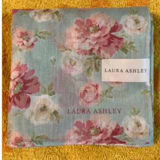 ローラアシュレイ(LAURA ASHLEY)のローラアシュレイ　ハンカチ　お花ミント(ハンカチ)